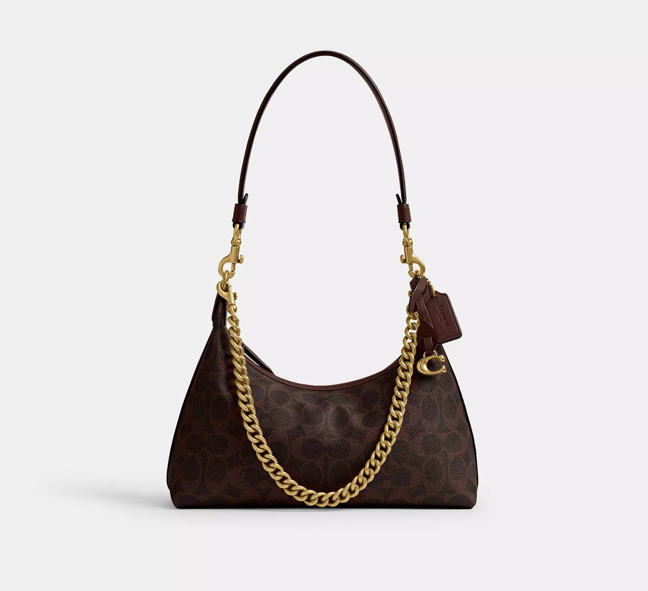 [INCOMING ETA 30 DAYS] COACH Juliet Shoulder Bag 25 In Signature Canvas in Maple (CAM26)