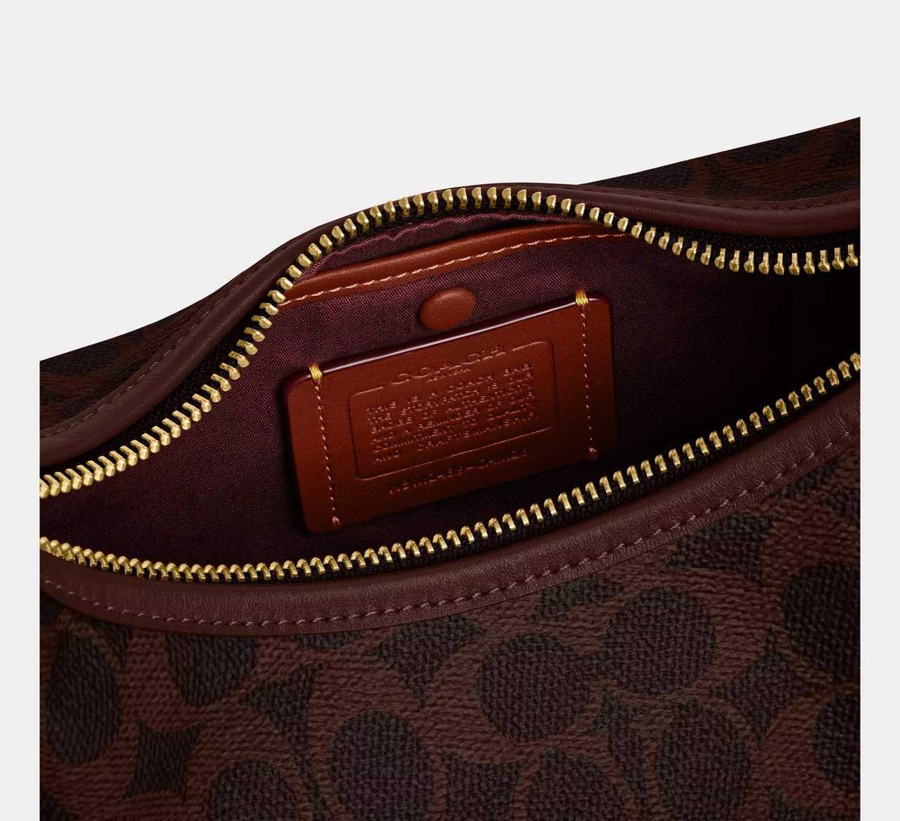 [INCOMING ETA 30 DAYS] COACH Juliet Shoulder Bag 25 In Signature Canvas in Maple (CAM26)