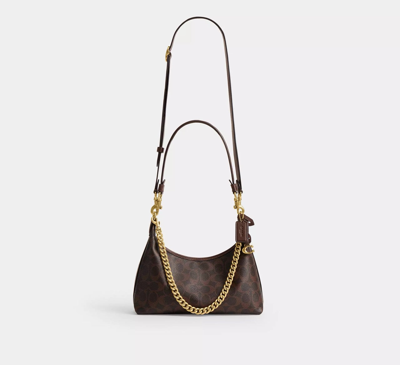 [INCOMING ETA 30 DAYS] COACH Juliet Shoulder Bag 25 In Signature Canvas in Maple (CAM26)