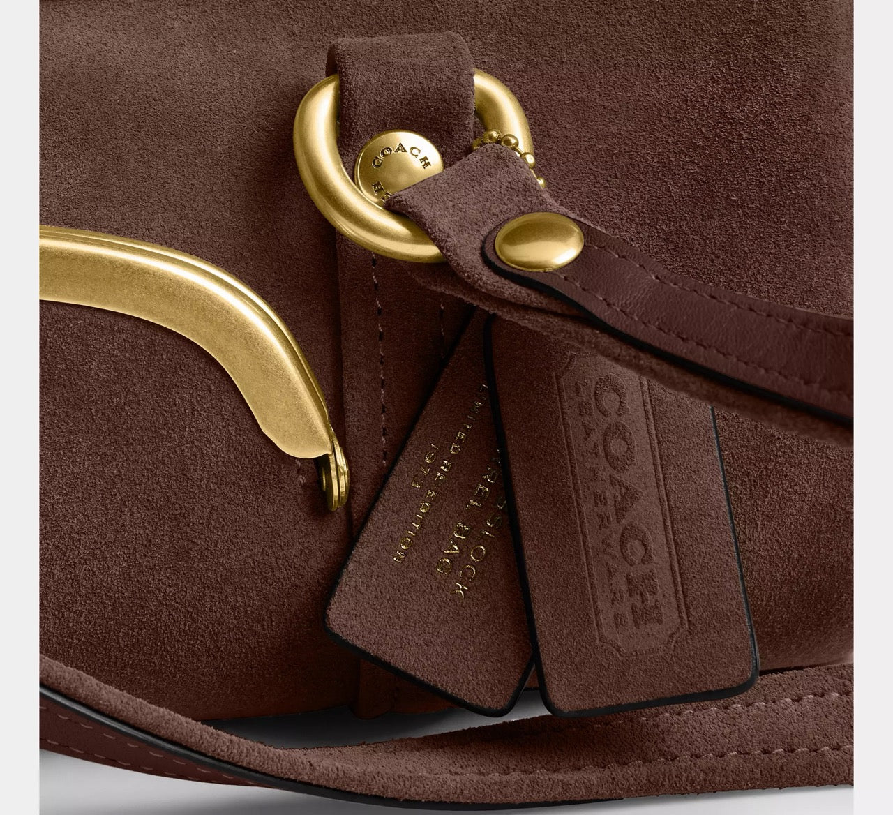 [WEB EXCLUSIVE][INCOMING ETA 30 DAYS] COACH Kisslock Barrel Bag 28 in Dark Chocolate (CEM07)