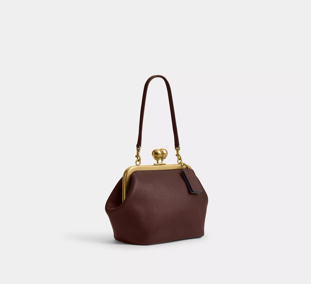 [WEB EXCLUSIVE][INCOMING ETA 30 DAYS] COACH Kisslock Frame Bag 16 in Maple (CCY28)
