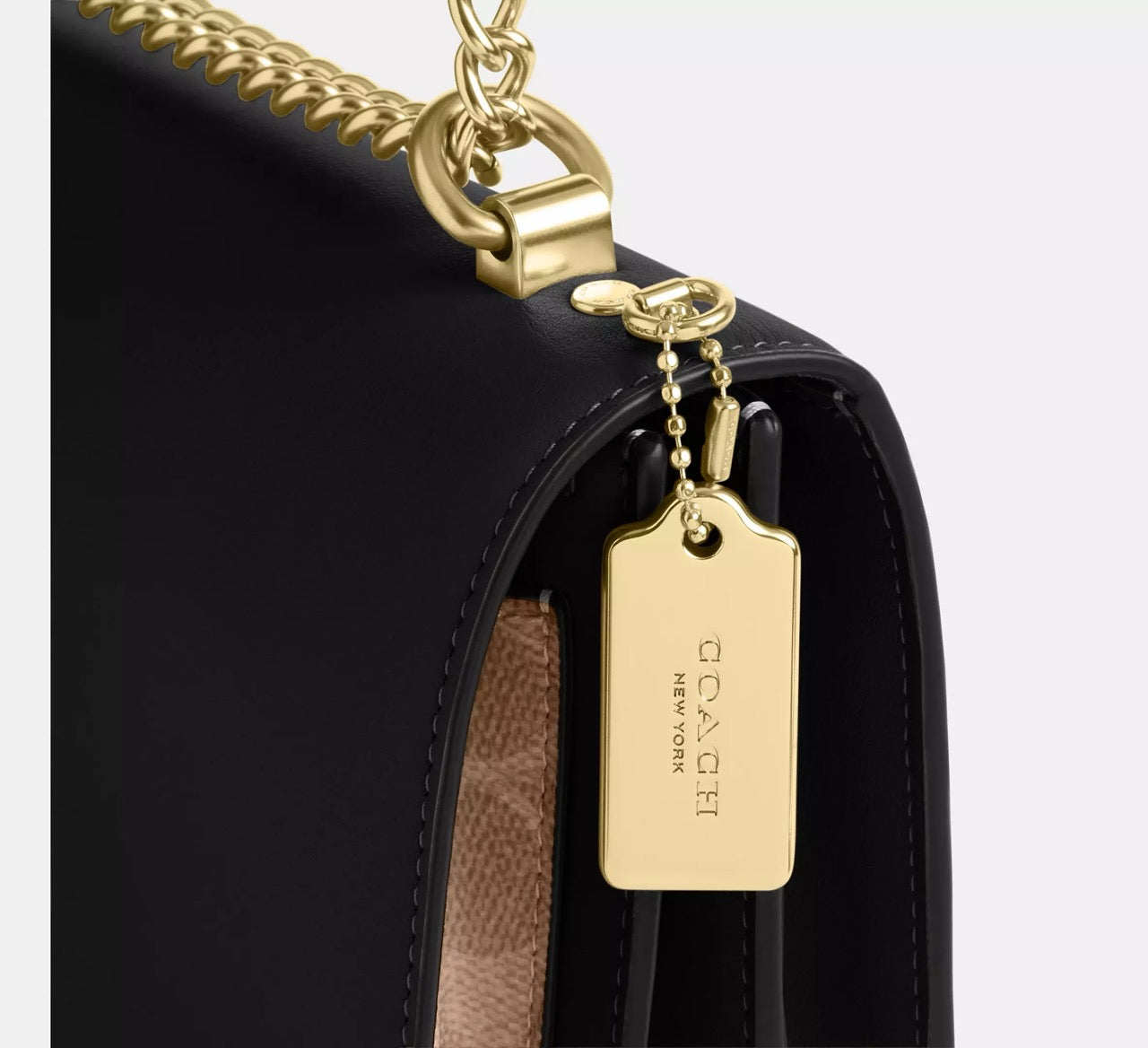 [INCOMING ETA 30 DAYS] COACH Klare Crossbody Bag In Signature Canvas in Tan/Black Multi (CV978)