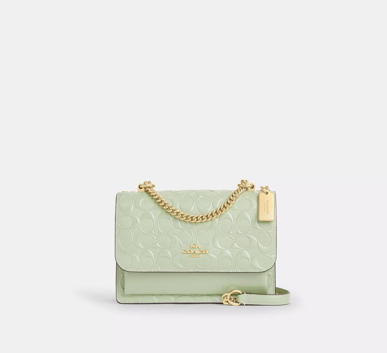 [READY STOCK MY] COACH Klare Crossbody Bag In Signature Leather in Pale Green (CDA97)