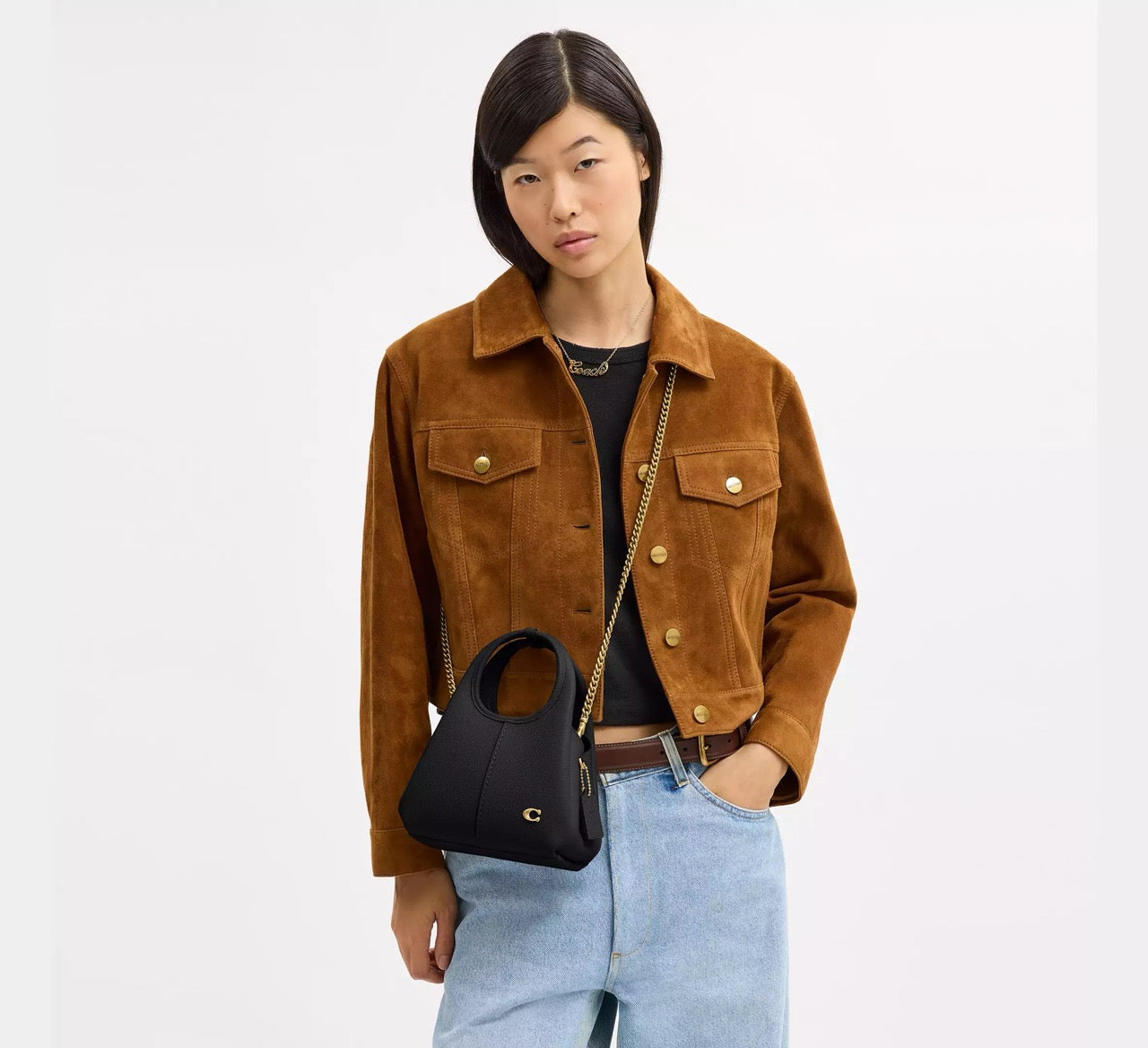 [WEB EXCLUSIVE][INCOMING ETA 30 DAYS] COACH Lana Shoulder Bag 19 in Black (CCY32)