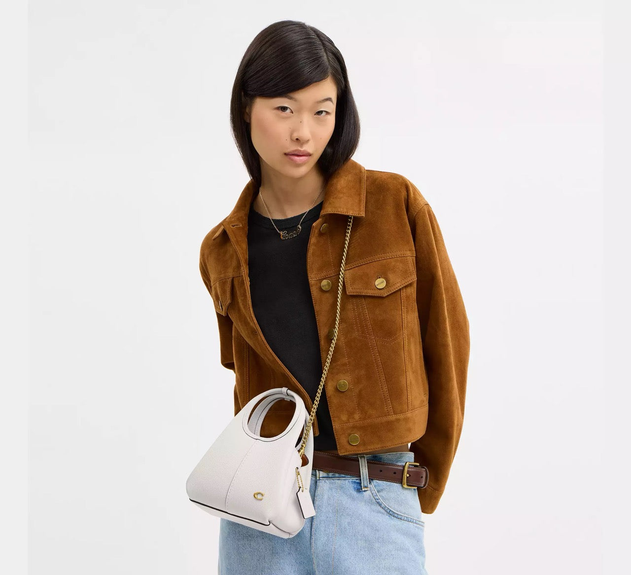[WEB EXCLUSIVE][INCOMING ETA 30 DAYS] COACH Lana Shoulder Bag 19 in Chalk (CCY32)