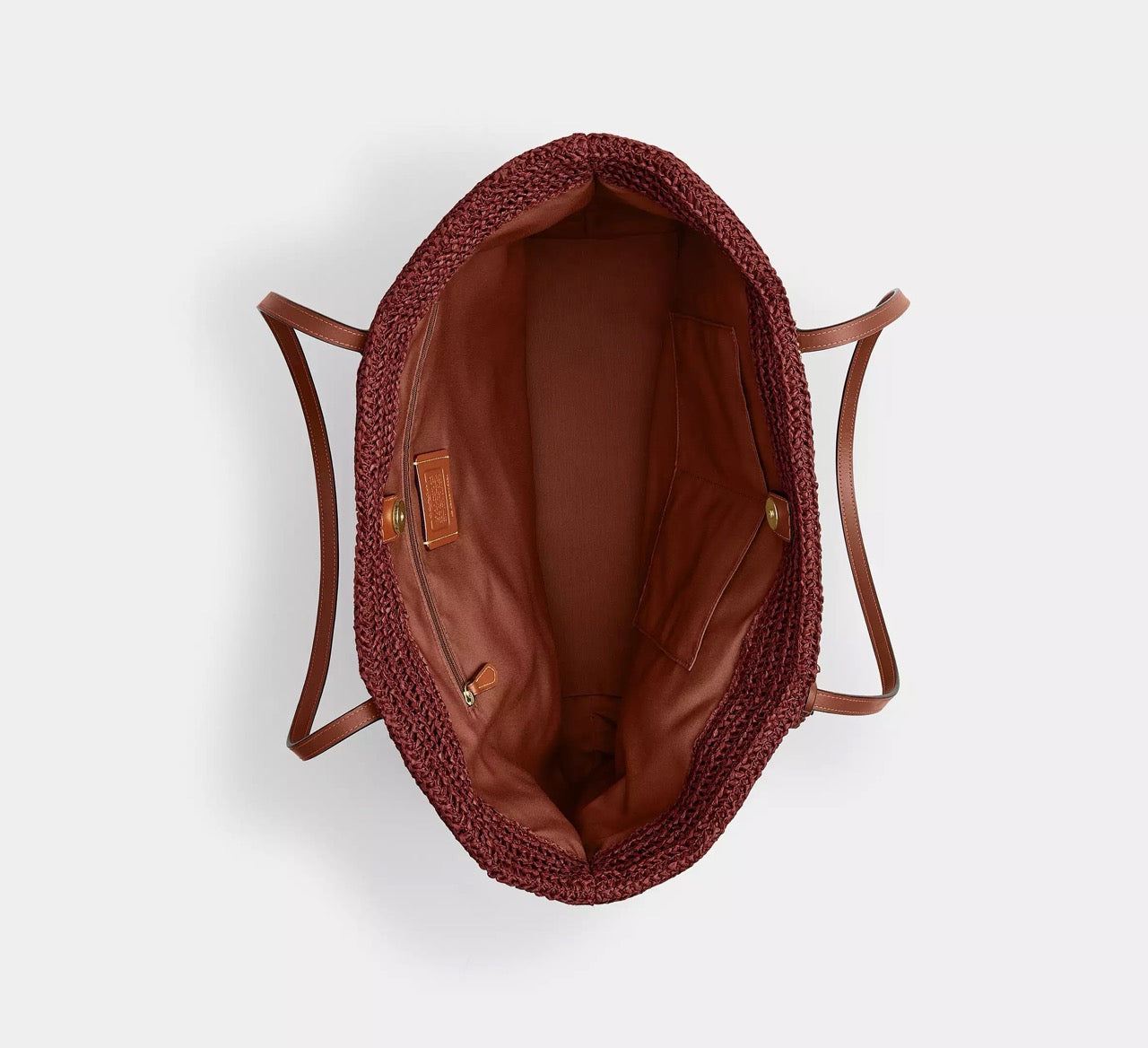 [INCOMING ETA 30 DAYS] COACH Large City Tote Bag With Charms in Russet (CES20)
