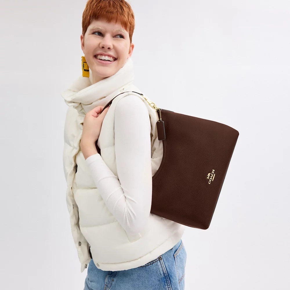 [INCOMING ETA 30 DAYS] COACH Laurel Shoulder Bag in Maple (CR148)
