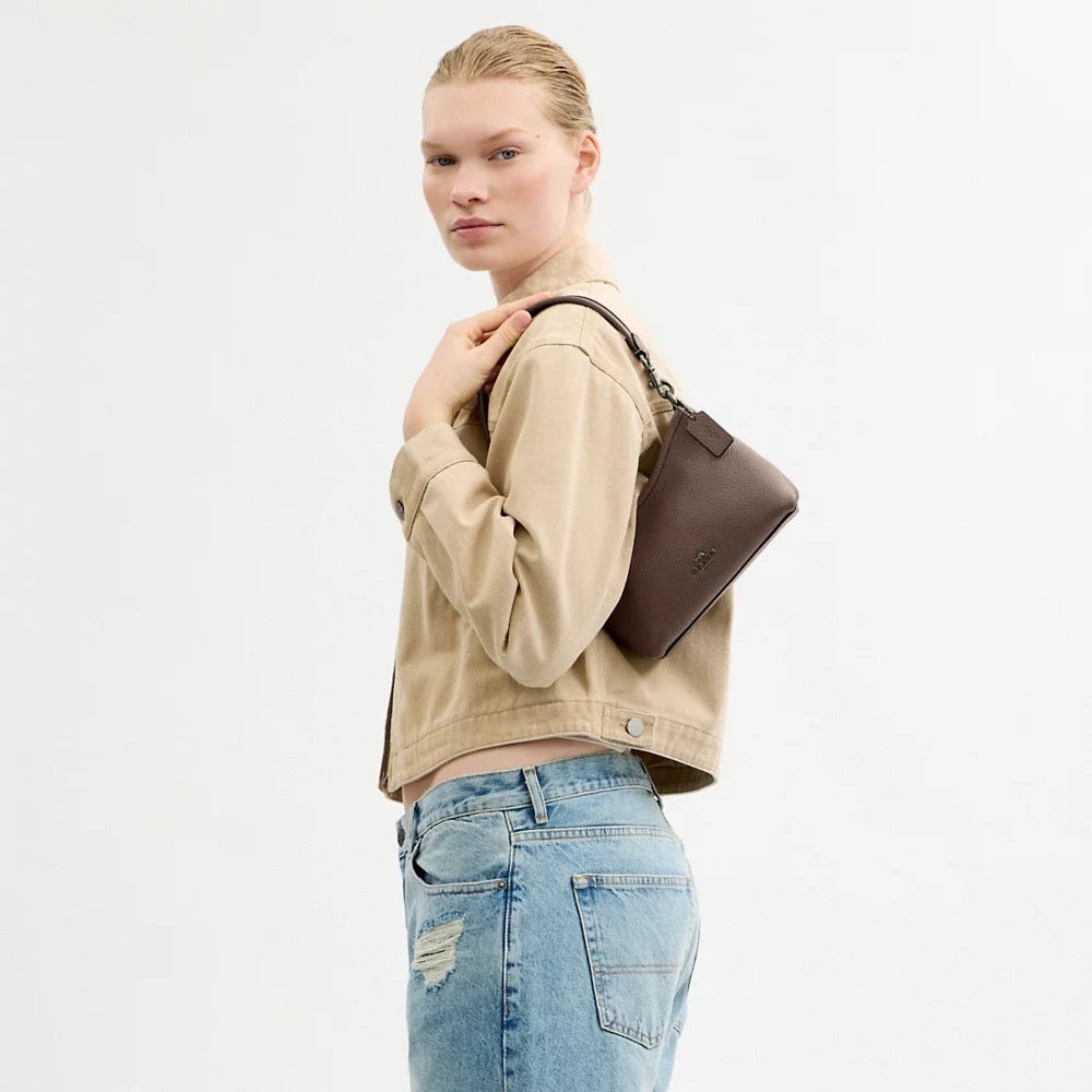 [INCOMING ETA 30 DAYS] COACH Laurel Small Shoulder Bag in Dark Stone (CBH16)