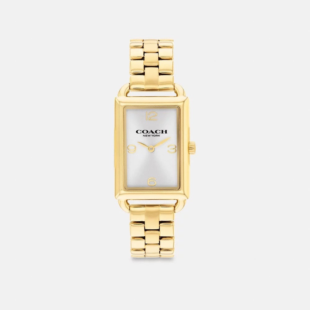 [INCOMING ETA 30 DAYS] COACH Liz Watch, 30 Mm X 22 Mm in Gold (CS622)