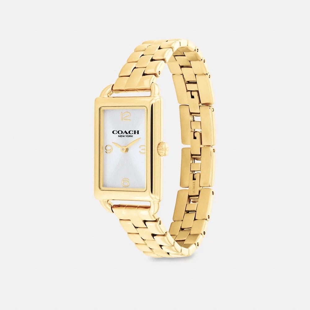 [INCOMING ETA 30 DAYS] COACH Liz Watch, 30 Mm X 22 Mm in Gold (CS622)