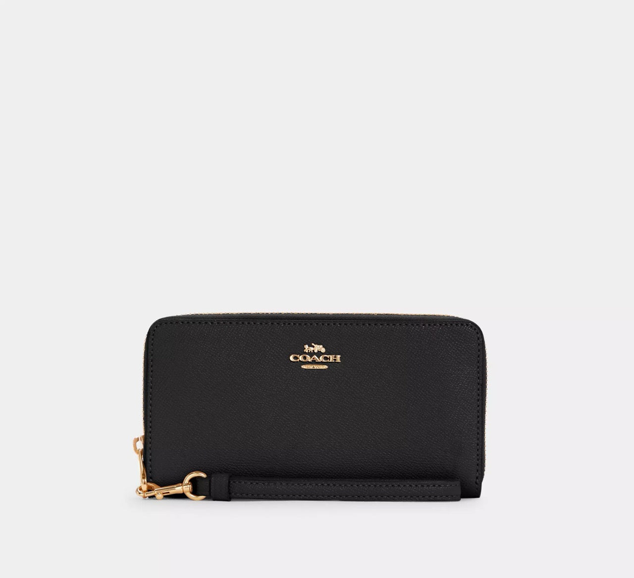 [INCOMING ETA 30 DAYS] COACH Long Zip Around Wallet in Black (C3441)