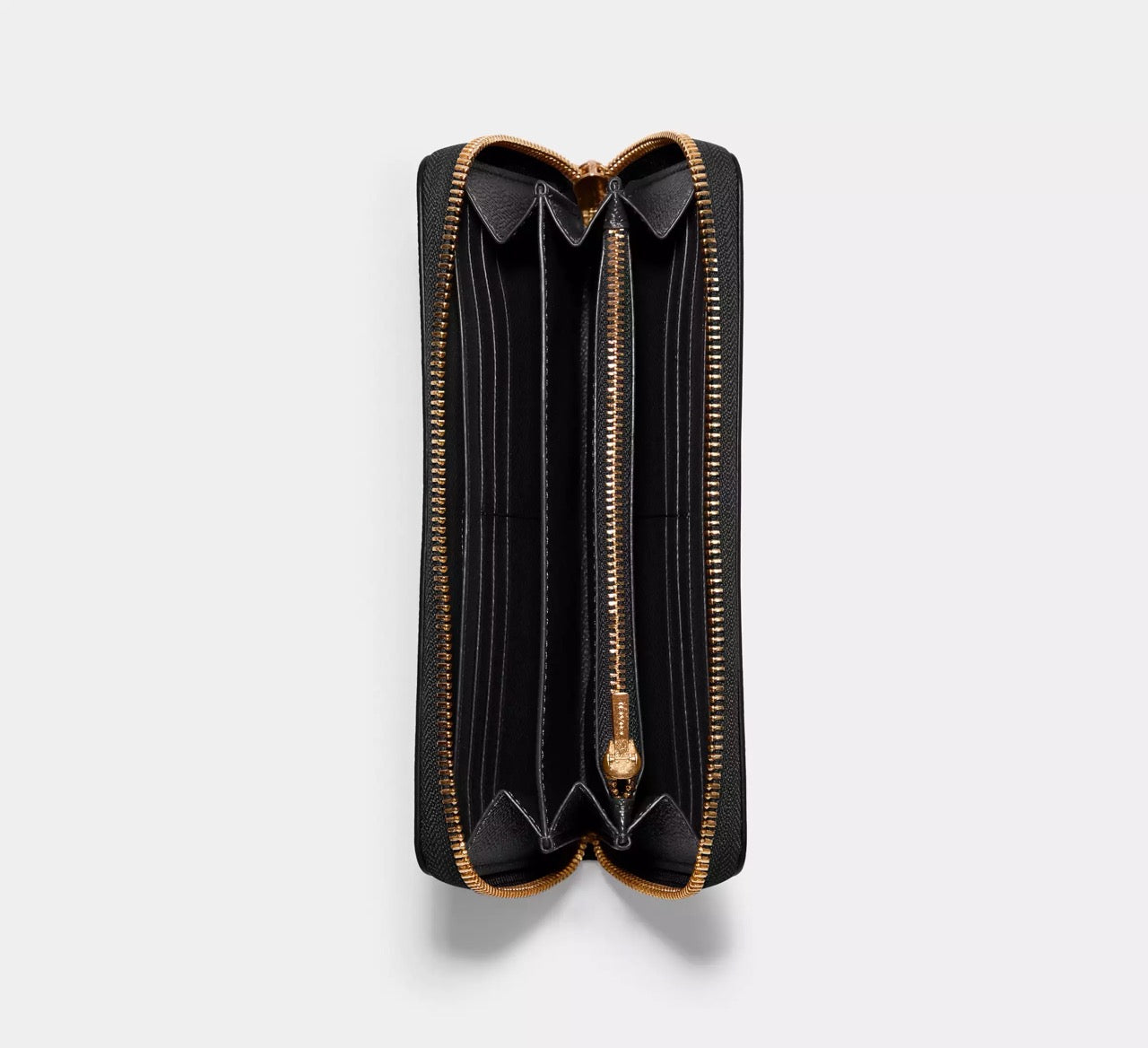 [INCOMING ETA 30 DAYS] COACH Long Zip Around Wallet in Black (C3441)