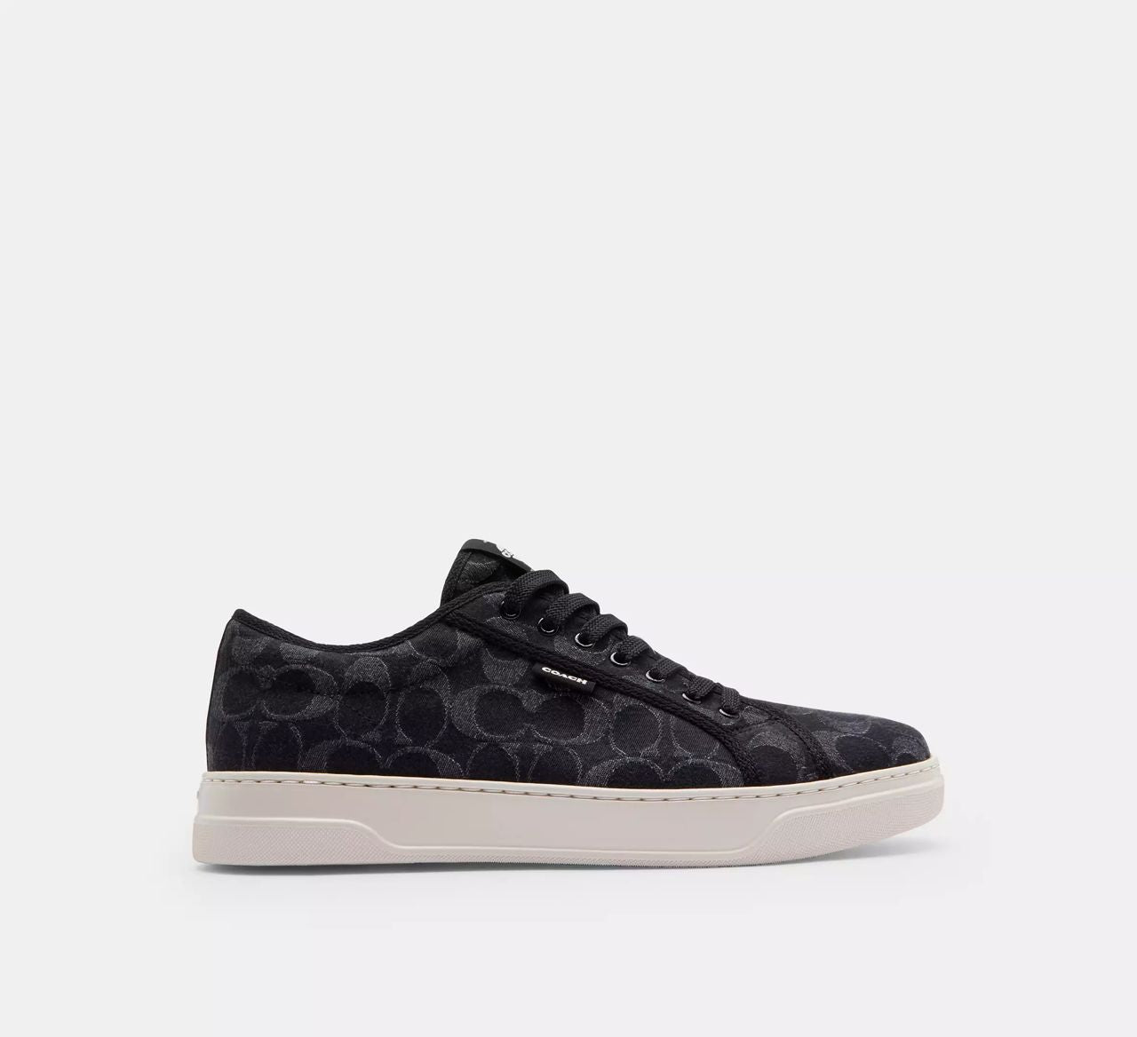 [INCOMING ETA 30 DAYS] COACH M Canvas Sneaker In Signature Denim in Black (FK)(CCW06)