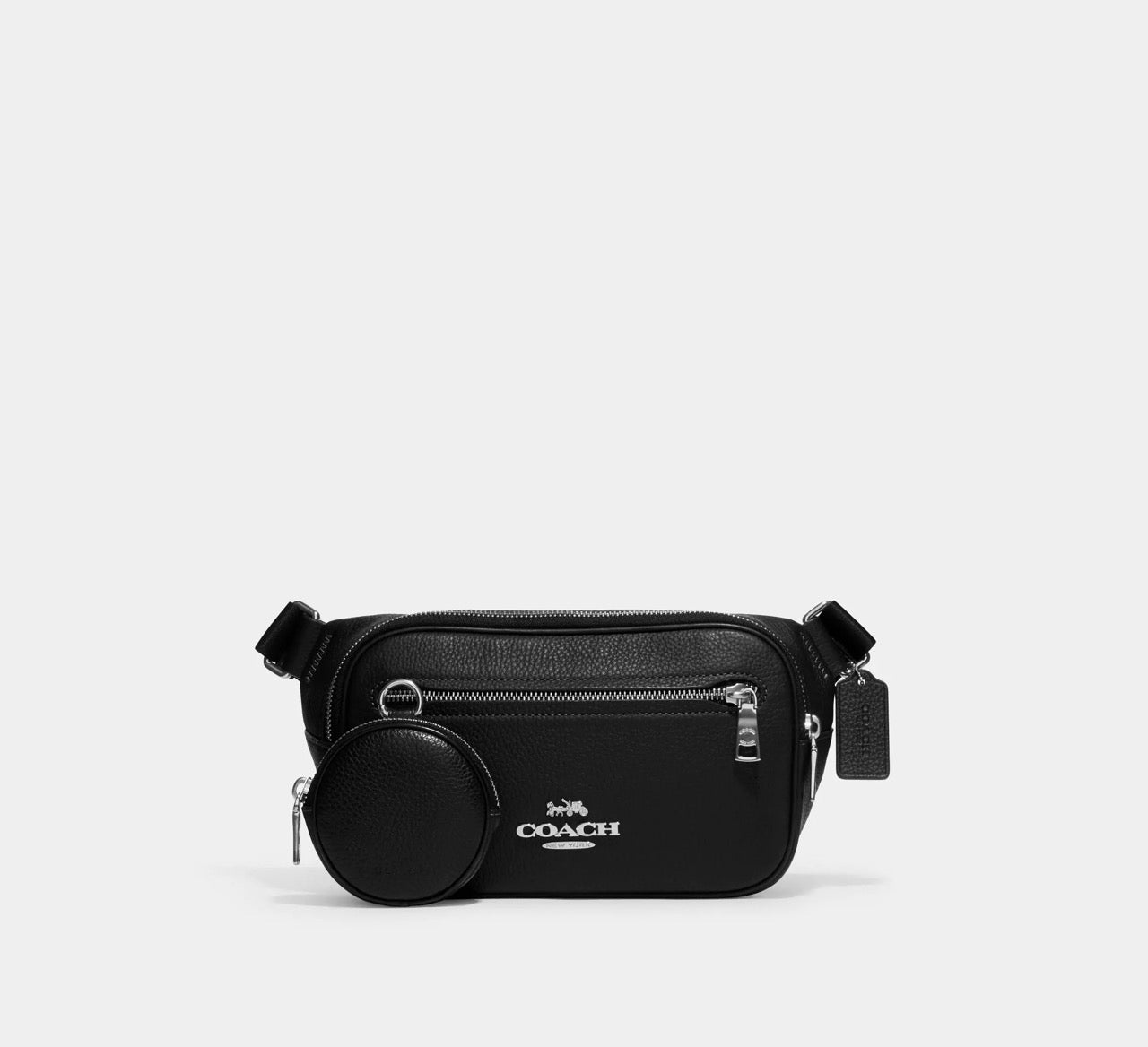 [INCOMING ETA 30 DAYS] COACH MEN Elias Belt Bag in Black (SHW)(CJ507)