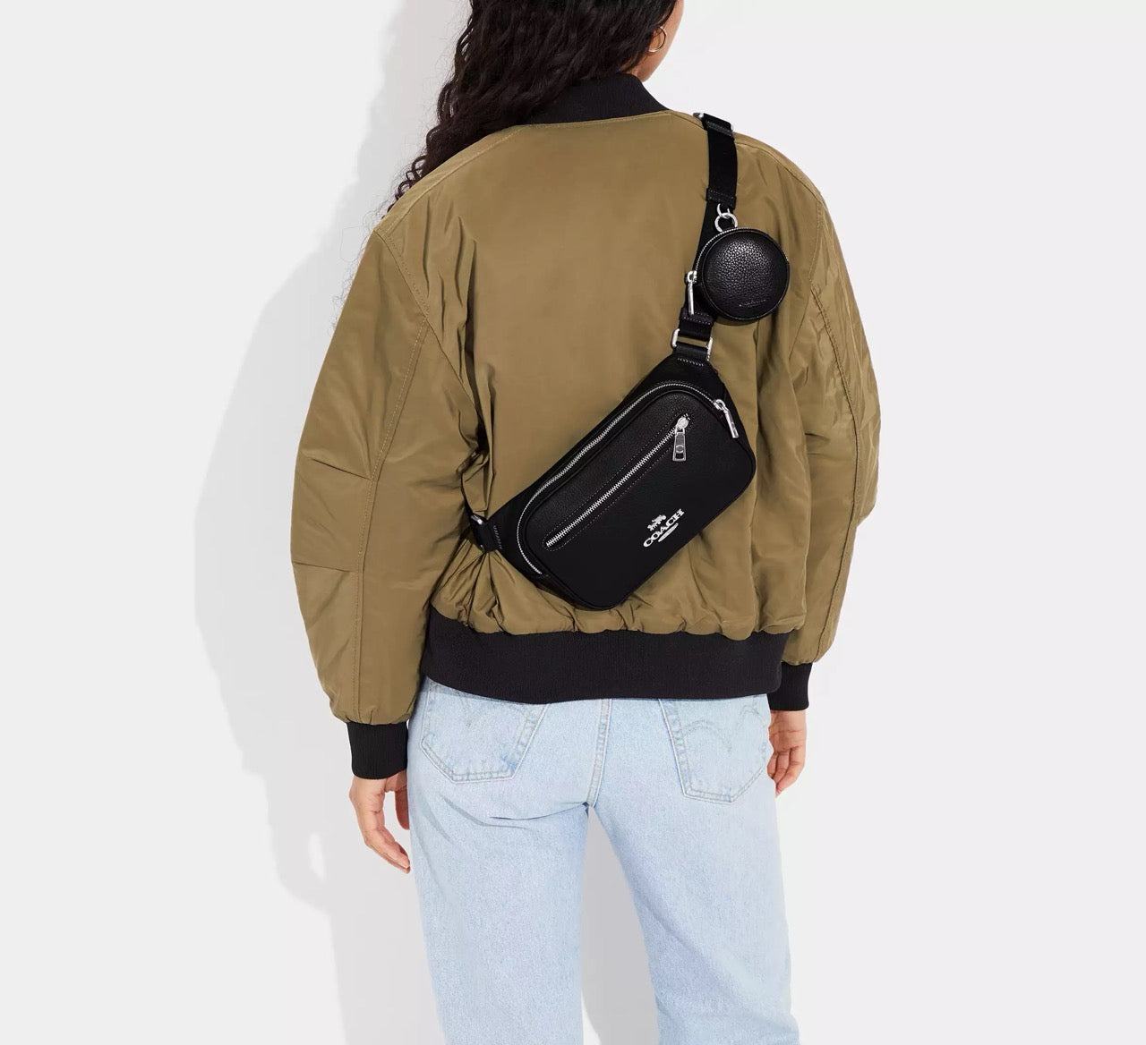 [INCOMING ETA 30 DAYS] COACH MEN Elias Belt Bag in Black (SHW)(CJ507)