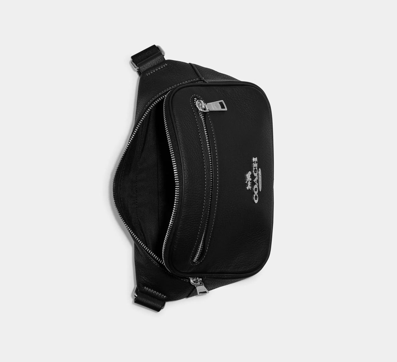[INCOMING ETA 30 DAYS] COACH MEN Elias Belt Bag in Black (SHW)(CJ507)