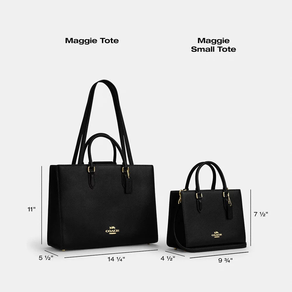 [INCOMING ETA 30 DAYS] COACH Maggie Tote Bag In Blocked Signature Canvas in Sand/Tan (CY677)