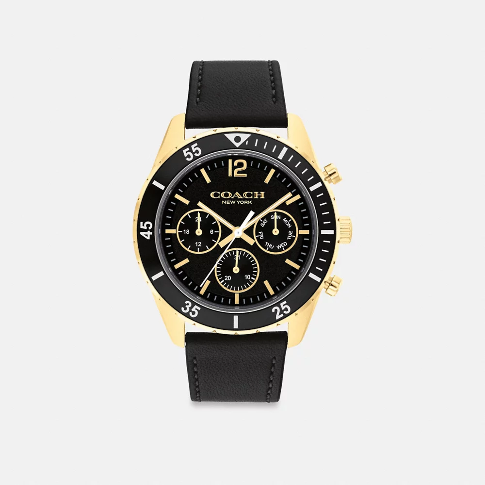 [INCOMING ETA END NOV 2024]  COACH Men Cole Watch, 44 Mm (CS633)