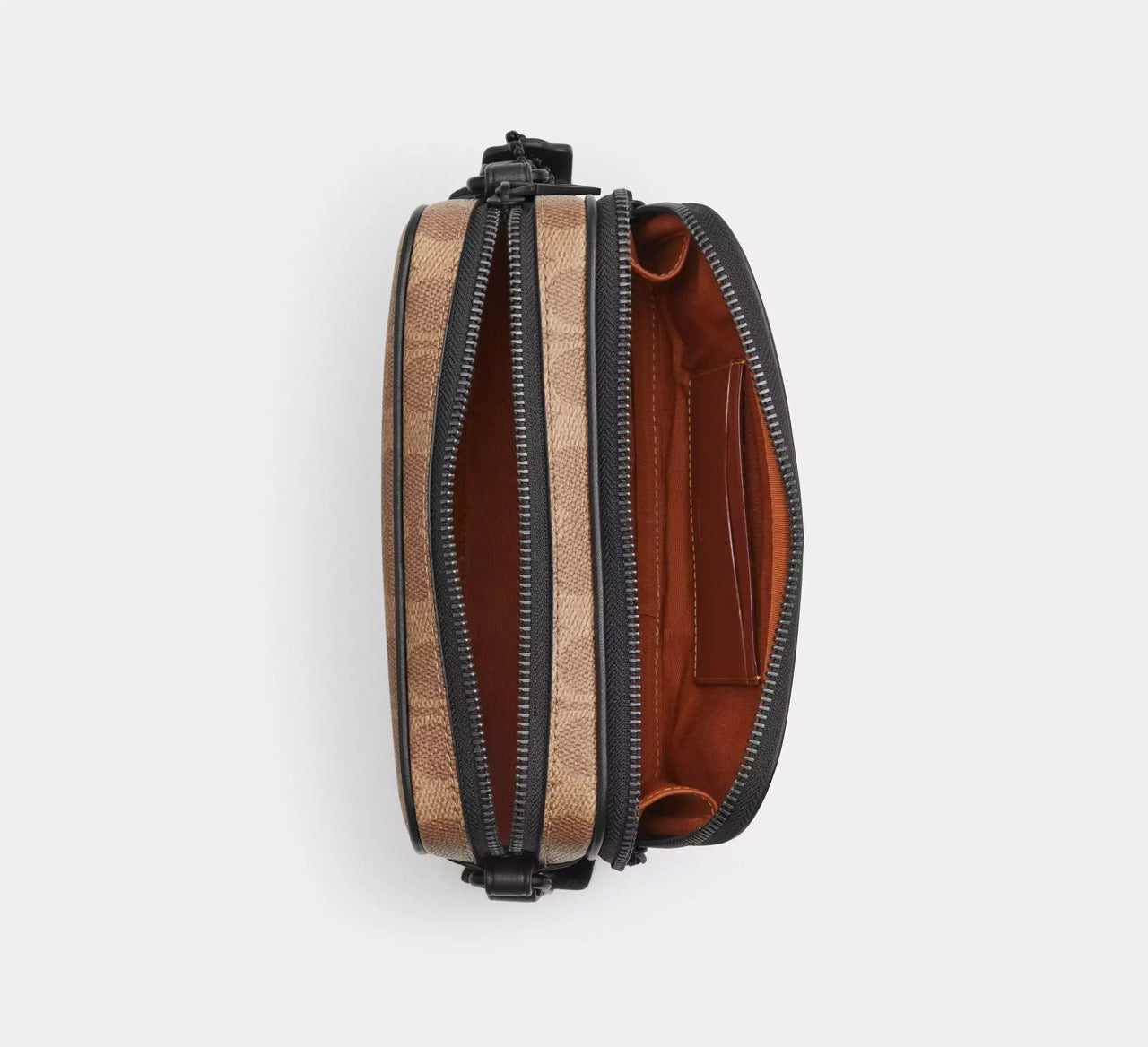 [INCOMING ETA 30 DAYS] COACH Men Colton Crossbody Bag 19 In Signature Canvas in Tan Black (CET55)