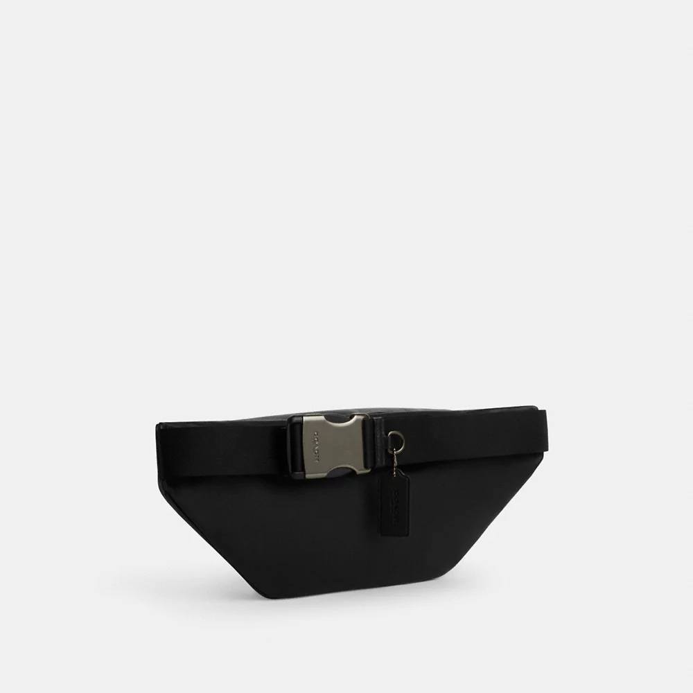 [INCOMING ETA 30 DAYS] COACH Men Racer Belt Bag In Signature In Charcoal Black (CT714)