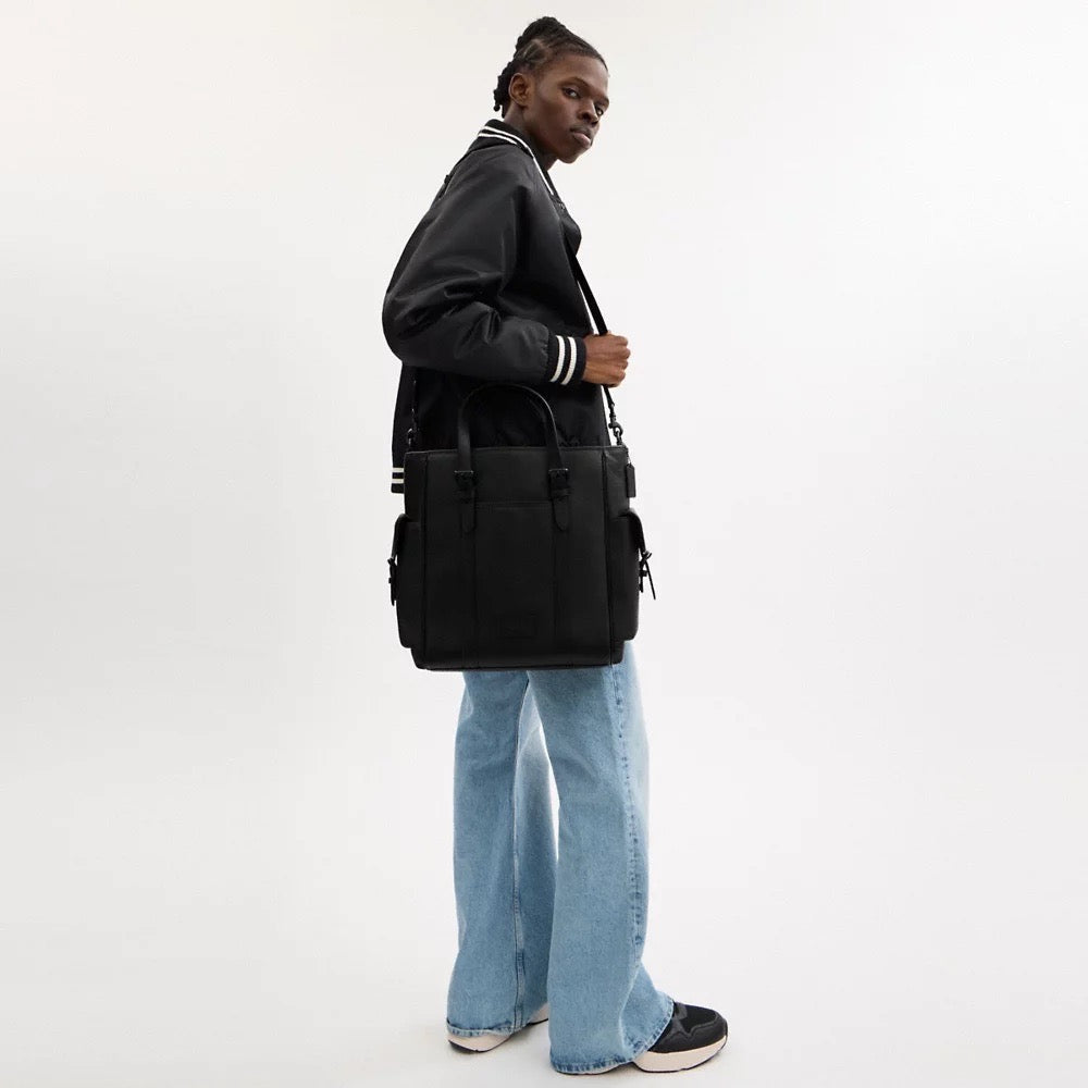 [INCOMING ETA 30 DAYS] COACH Men Sprint Tote in Black/Black (CR324)