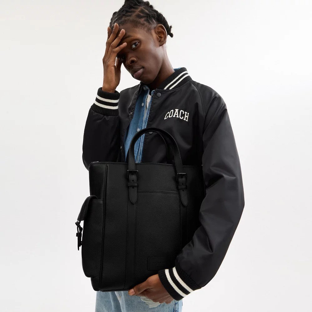 [INCOMING ETA 30 DAYS] COACH Men Sprint Tote in Black/Black (CR324)