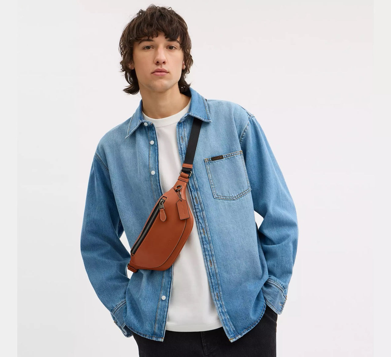 [INCOMING ETA 30 DAYS] COACH Men Warren Mini Belt Bag in Tan (CBI29)