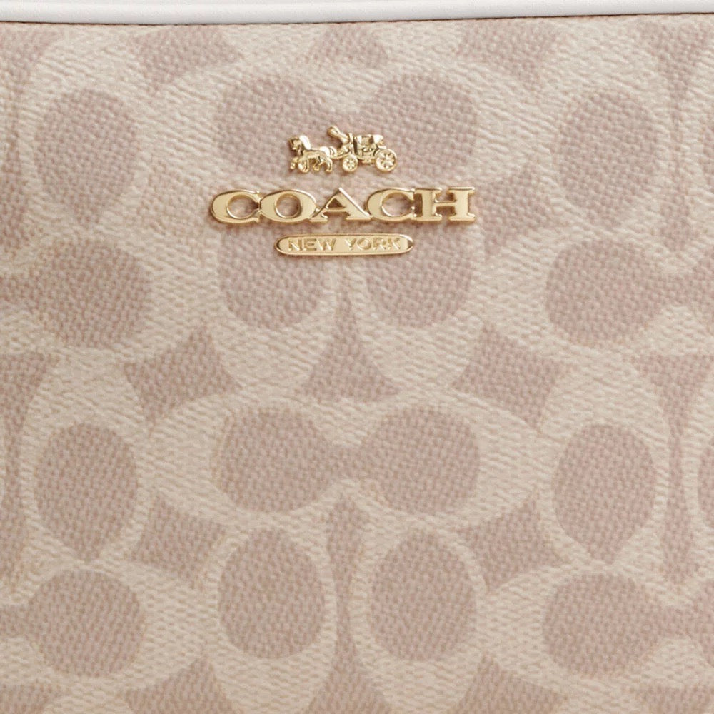 [INCOMING ETA 30 DAYS] COACH Mini Jamie Camera Bag In Signature Canvas in Sand/Chalk (CY752)