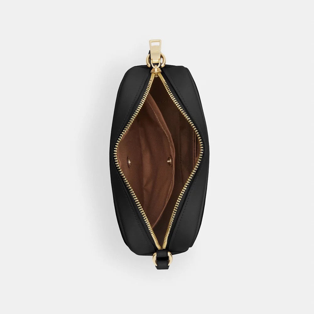[INCOMING ETA 30 DAYS] COACH Mini Jamie Camera Bag In Signature Canvas in Walnut/Black (CY752)