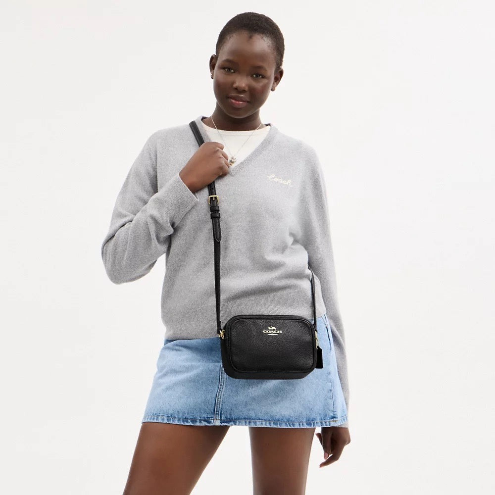 [INCOMING ETA 30 DAYS] COACH Mini Jamie Camera Bag in Black (GHW)(CQ875)