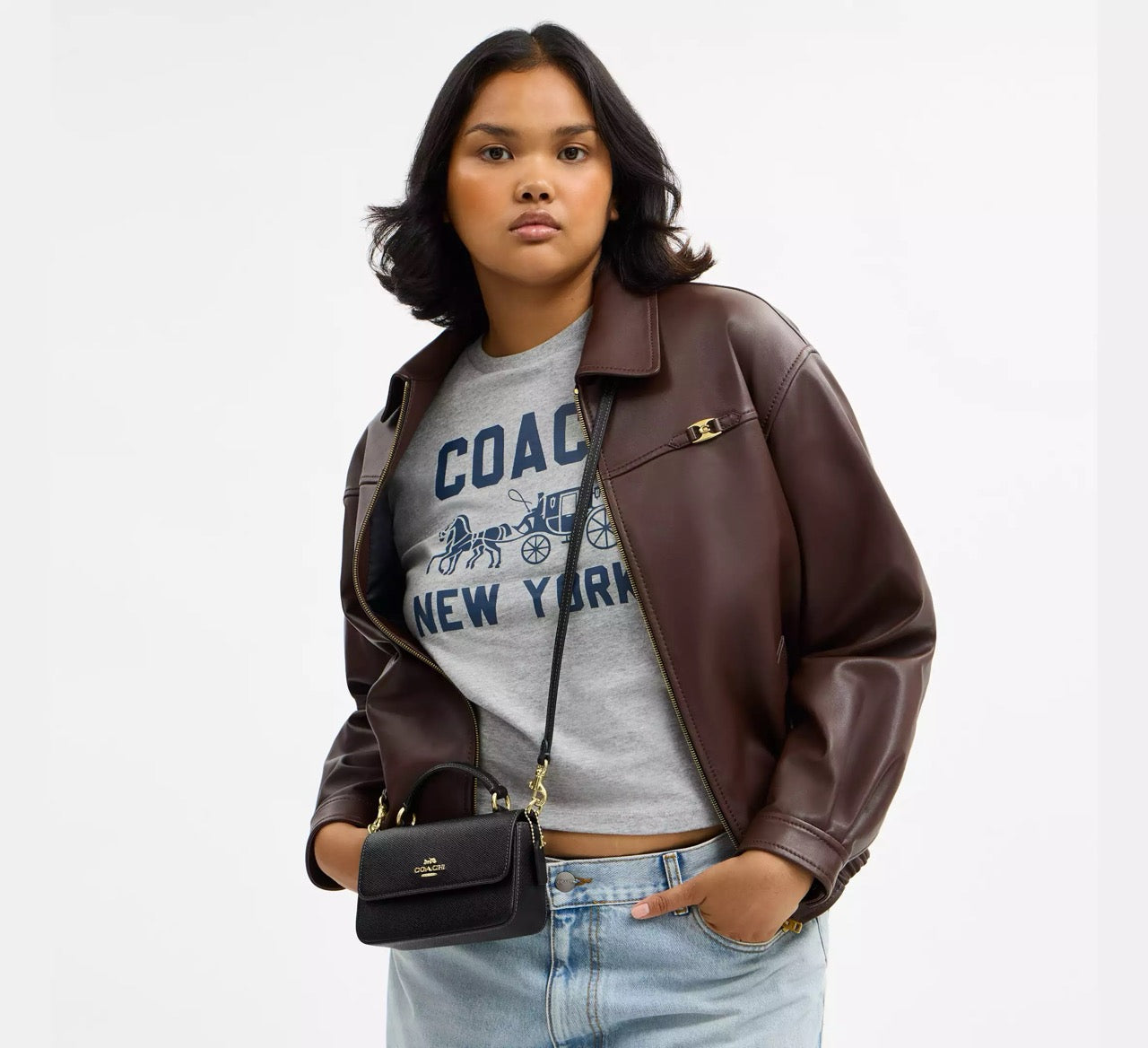 [INCOMING ETA 30 DAYS] COACH Mini Josie Top Handle Bag in Black (CCK67)