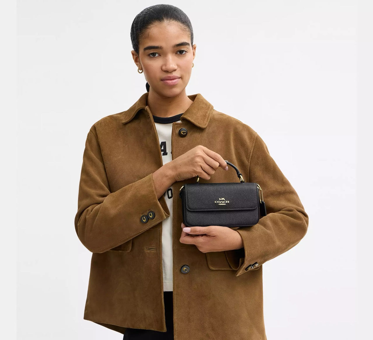 [INCOMING ETA 30 DAYS] COACH Mini Josie Top Handle Bag in Black (CCK67)