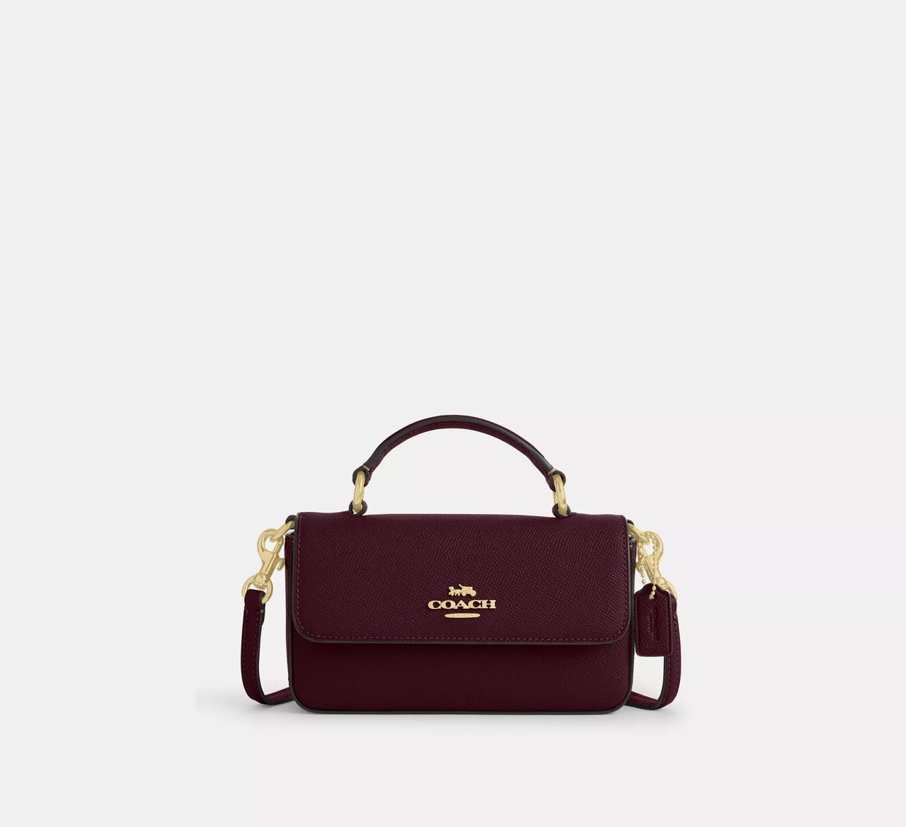 [INCOMING ETA 30 DAYS] COACH Mini Josie Top Handle Bag in Dark Wine (CCK67)