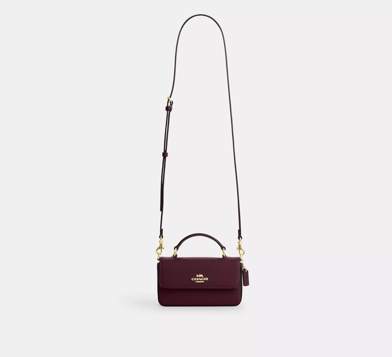 [INCOMING ETA 30 DAYS] COACH Mini Josie Top Handle Bag in Dark Wine (CCK67)