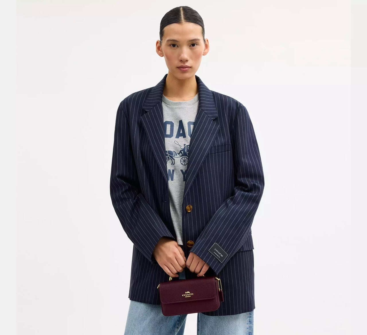 [INCOMING ETA 30 DAYS] COACH Mini Josie Top Handle Bag in Dark Wine (CCK67)