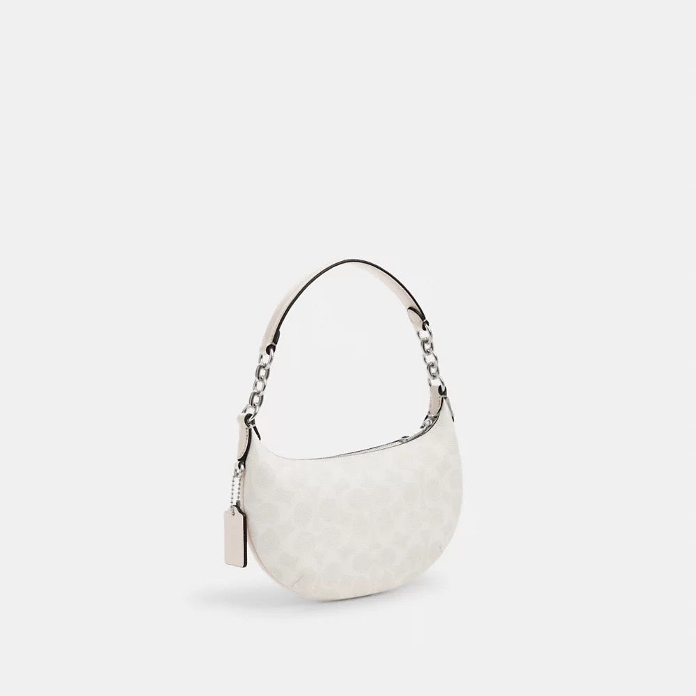 [INCOMING ETA 30 DAYS] COACH Mini Payton Bag In Signature Canvas in White/Chalk (CBA79)