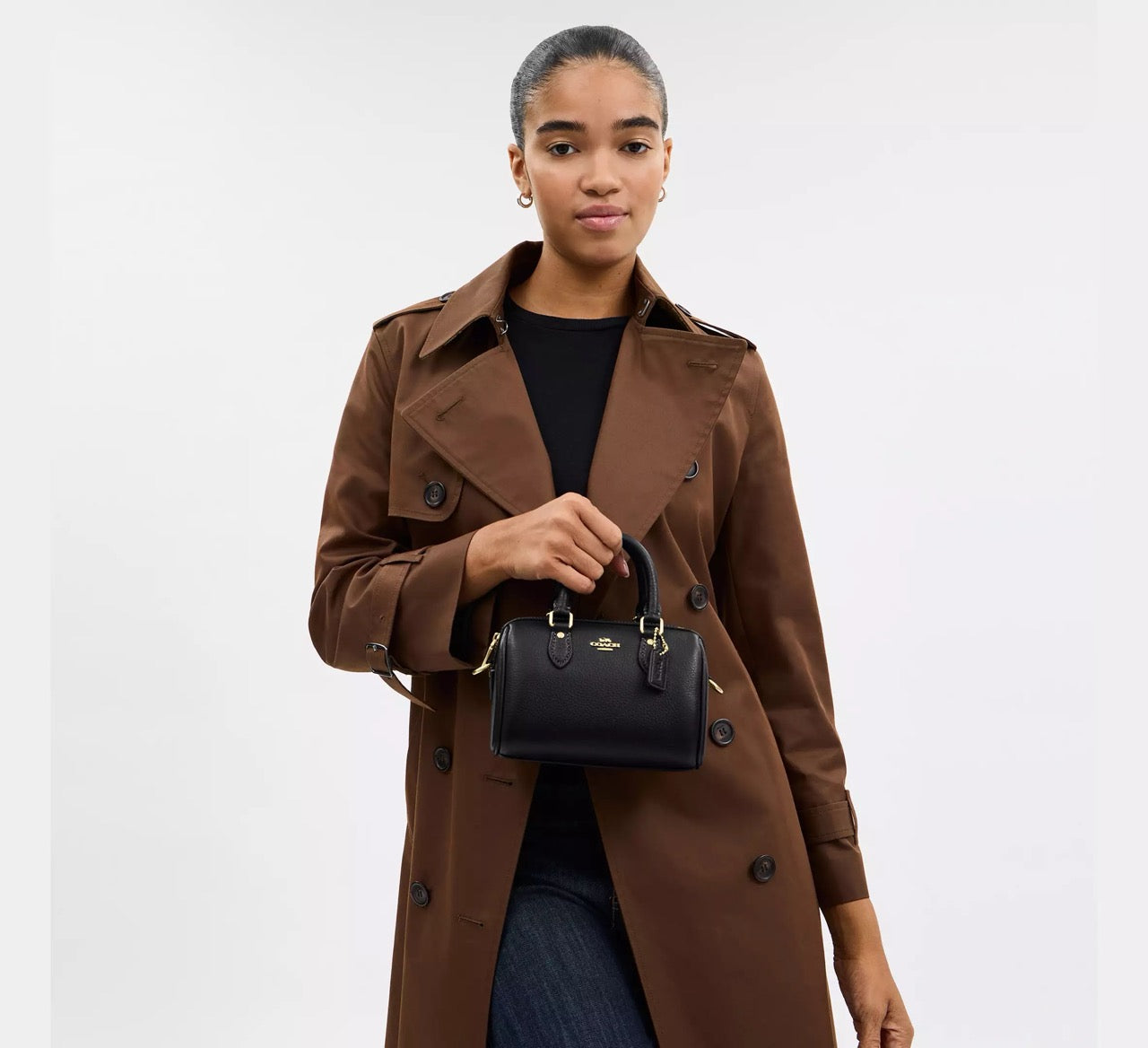 [INCOMING ETA CUBA RAYA] COACH Mini Rowan Crossbody Bag in Black (CW328)