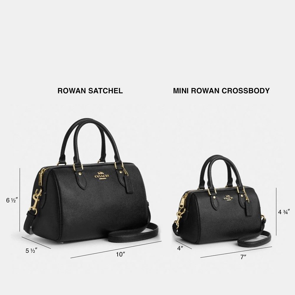 [INCOMING ETA END NOV 2024] COACH Mini Rowan Crossbody in Black (GHW) (CV404)