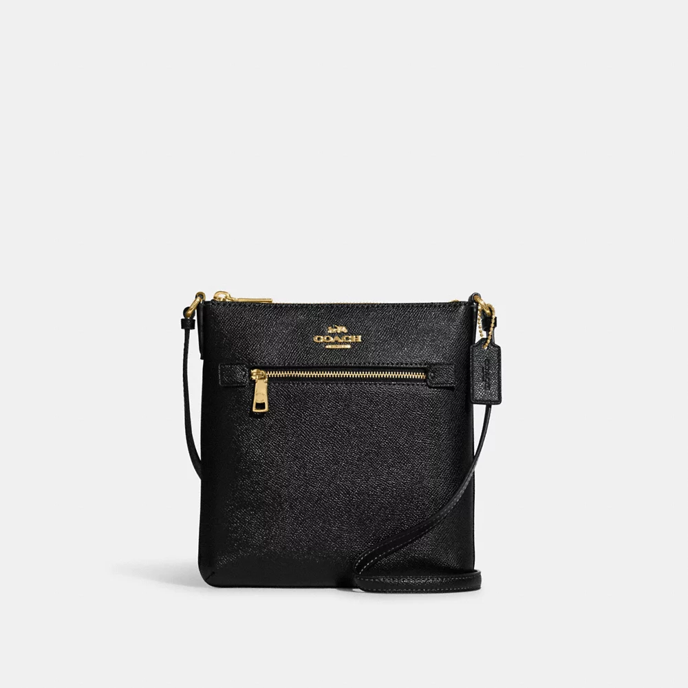 [INCOMING ETA END NOV 2024] COACH Mini Rowan File Bag In Black (GHW) (CV405)