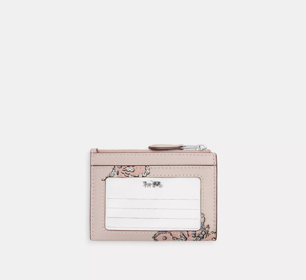 [INCOMING ETA 30 DAYS] COACH Mini Skinny Id Case With Butterfly Print in Pink (SVPY1)(CCM78)