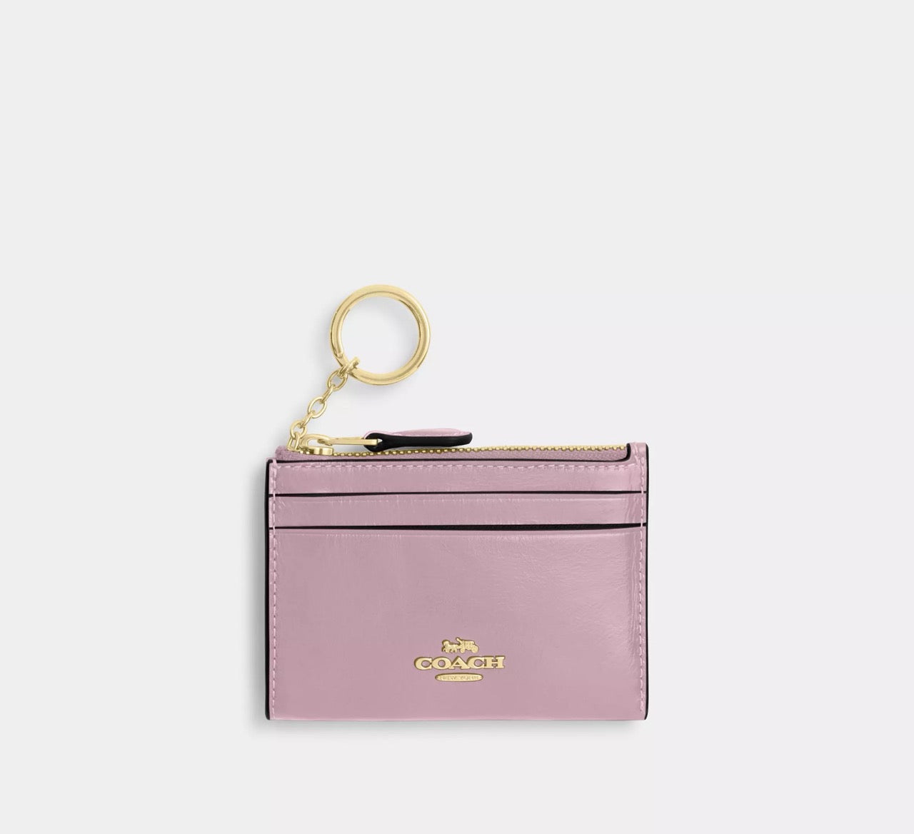 [READY STOCK MY] COACH Mini Skinny Id Case in Carnation (CEC47)