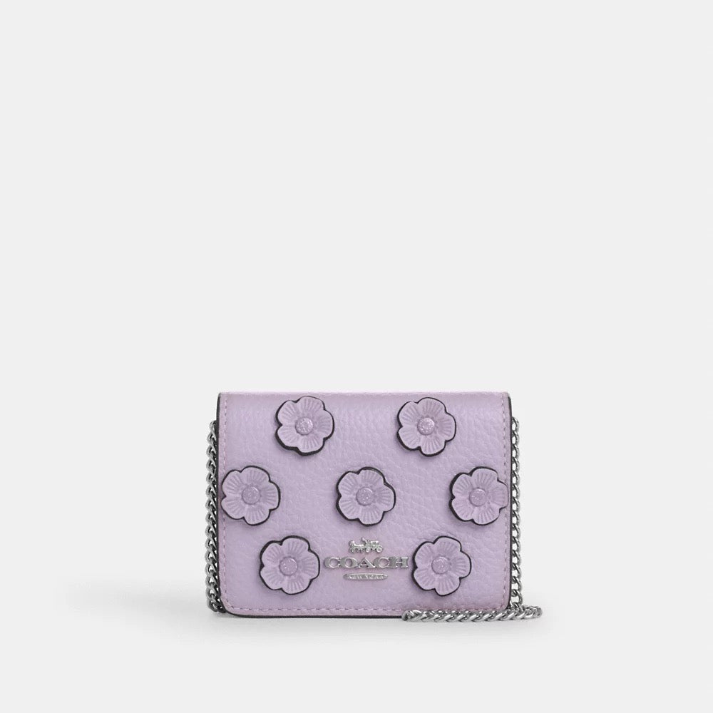 Coach Mini Wallet On A Chain 花柄 CAL71 Coach Mini Wallet On A Chain With Floral Applique | Brixton