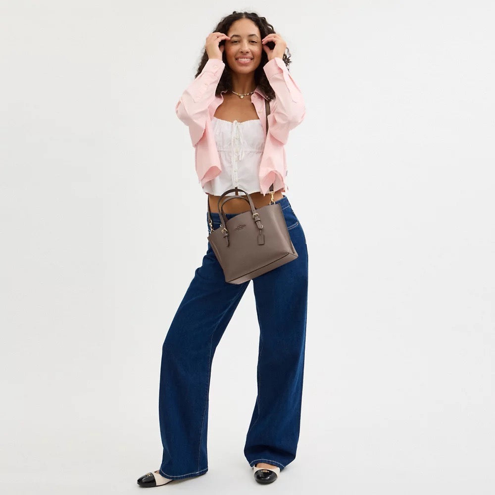 [INCOMING ETA 30 DAYS] COACH Mollie Tote Bag 25 in Dark Stone (CV966)