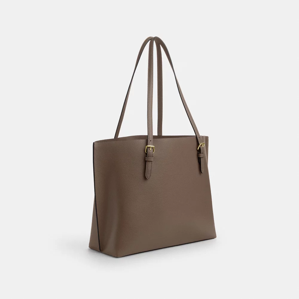 [INCOMING ETA 30 DAYS] COACH Mollie Tote Bag In Dark Stone (CV968)