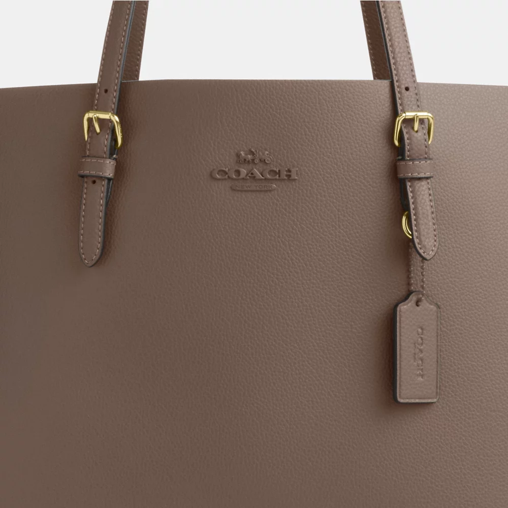 [INCOMING ETA 30 DAYS] COACH Mollie Tote Bag In Dark Stone (CV968)