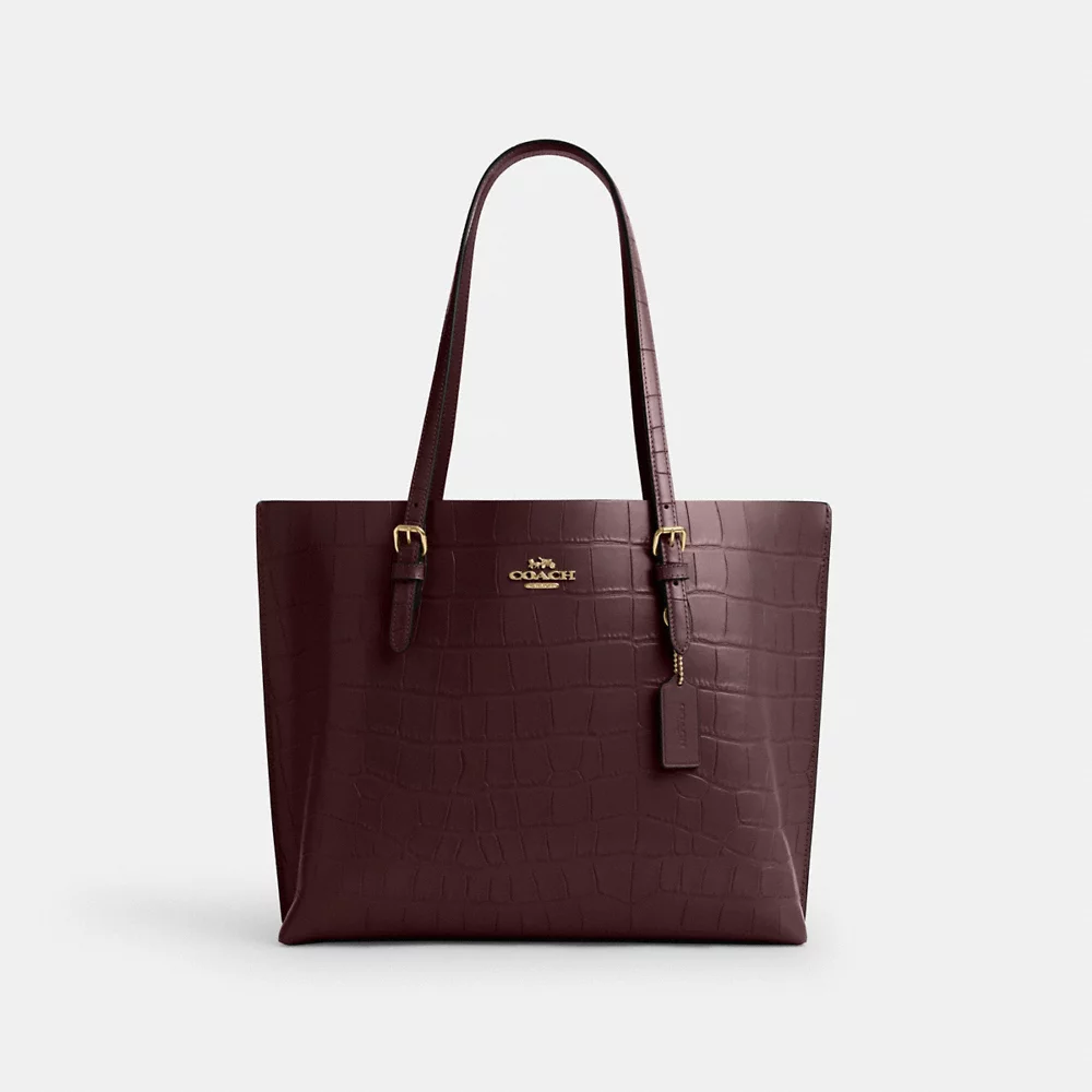 [INCOMING ETA 30 DAYS] COACH Mollie Tote Bag In Merlot (CW018)