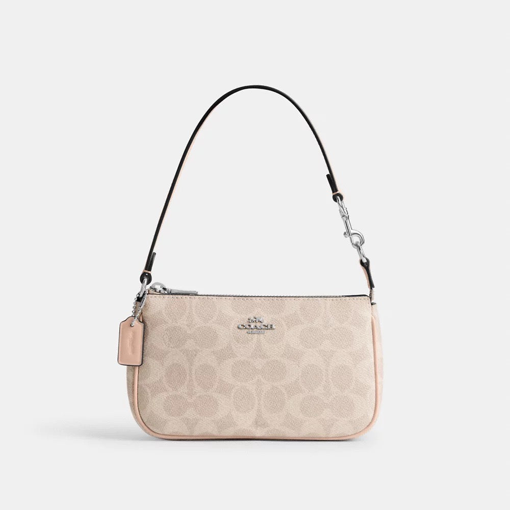 COACH Nolita 19 In Signature Canvas in Sand/Taupe (CW426)