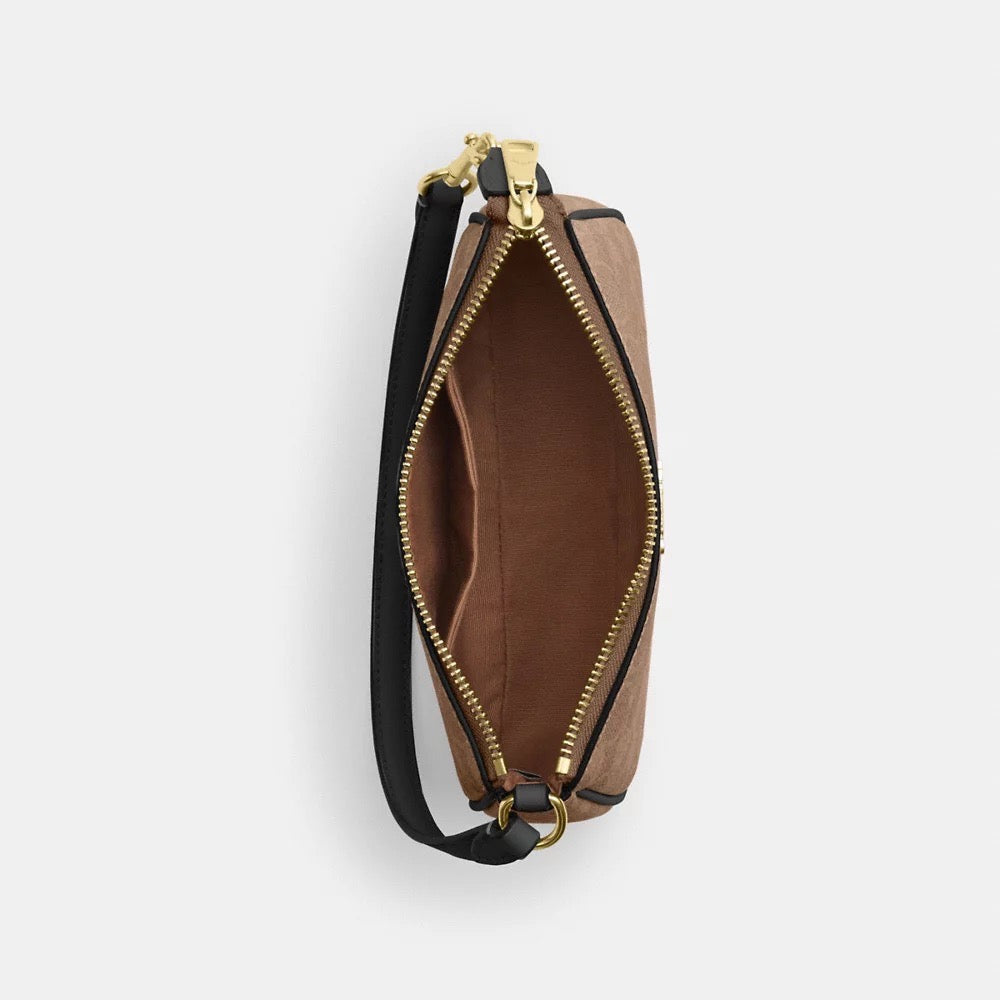 [INCOMING ETA 30 DAYS] COACH Nolita 19 In Signature Canvas in Tan/Black (CW426)