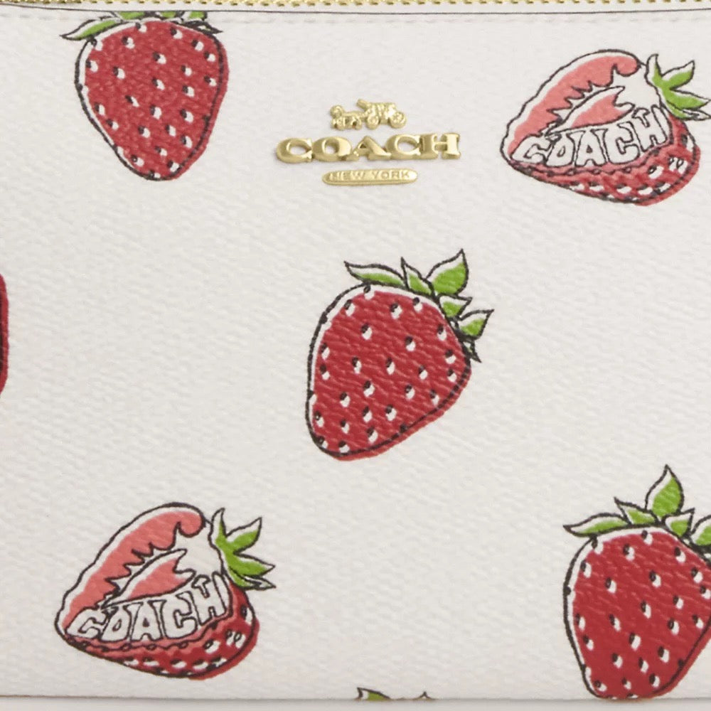 [READY STOCK MY] COACH Nolita 19 With Strawberry Print in Chalk Multi (CAL25)