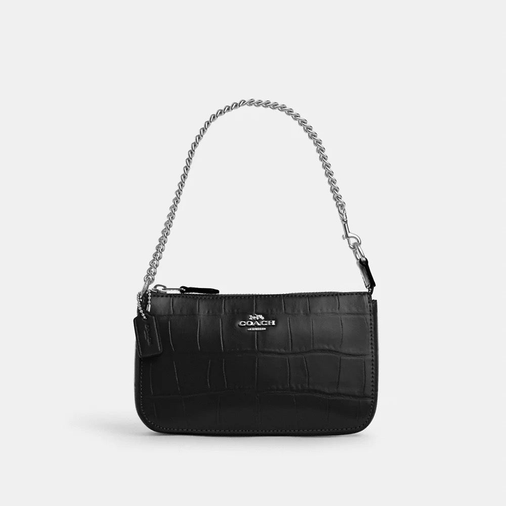 [INCOMING ETA 30 DAYS] COACH Nolita 19 in Silver Black (CN382)